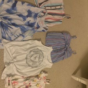 abercrombie kids tank bundle girls colorful